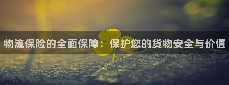 ,优游国际注册地址:物流保险的全面保